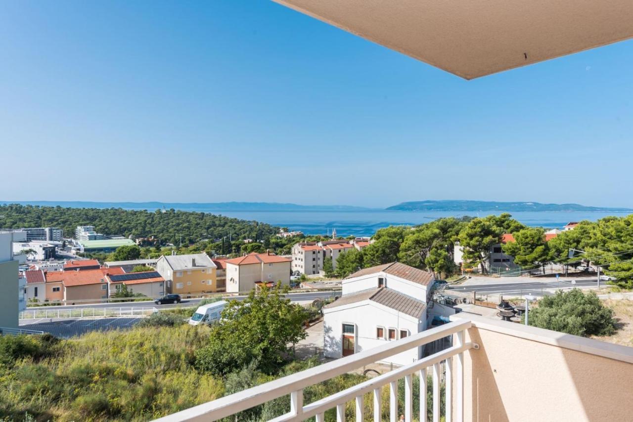 Apartment Sea View In Makarska, Free Parking Kültér fotó